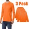 Zfeel Men's Performance Dry Fit T-Shirt 3-Pack long sleeve - Sublimation Ready
